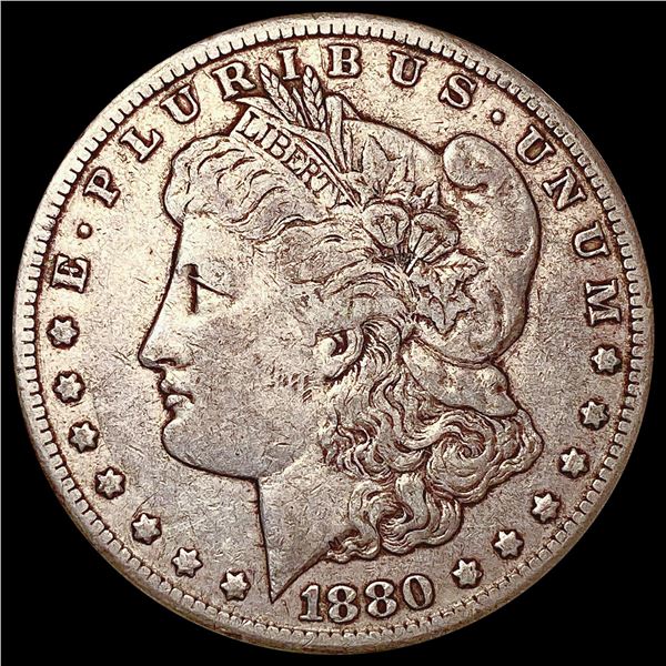 1880-CC Morgan Silver Dollar LIGHTLY CIRCULATED