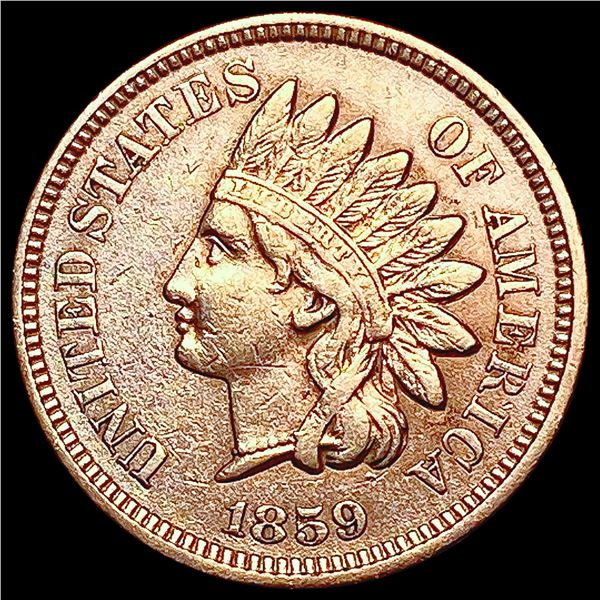 1859 Indian Head Cent CLOSELY UNCIRCULATED