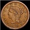 Image 1 : 1853 Braided Hair Large Cent CLOSELY UNCIRCULATED