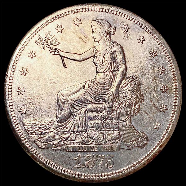 1875-S Silver Trade Dollar UNCIRCULATED