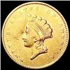 Image 1 : 1855 Rare Gold Dollar CLOSELY UNCIRCULATED