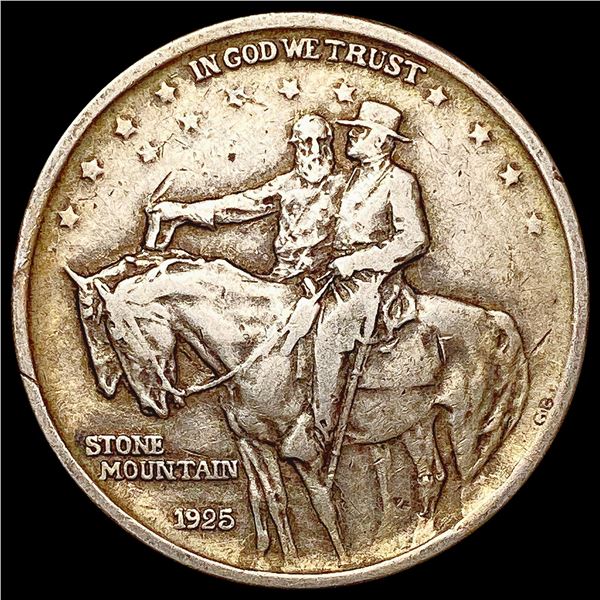 1925 Stone Mountain Half Dollar LIGHTLY CIRCULATED