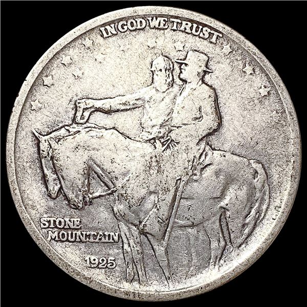 1925 Stone Mountain Half Dollar LIGHTLY CIRCULATED