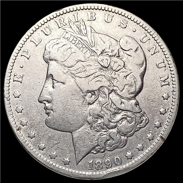 1890-CC Morgan Silver Dollar LIGHTLY CIRCULATED
