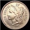 Image 1 : 1866 Nickel Three Cent CLOSELY UNCIRCULATED