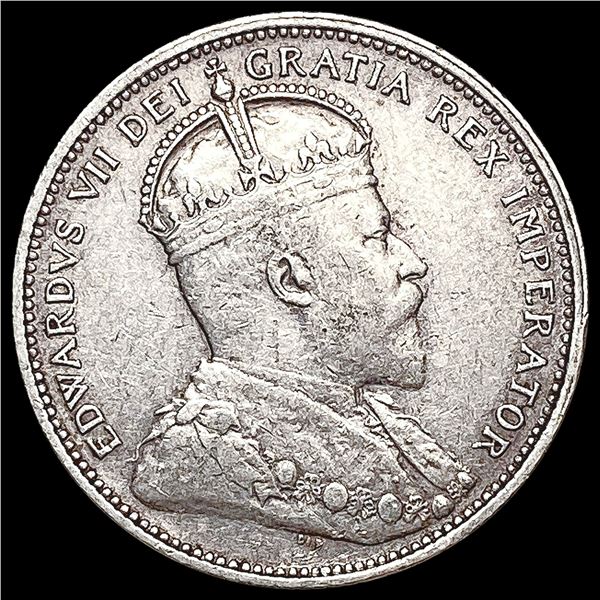 1907 Canada 25C LIGHTLY CIRCULATED