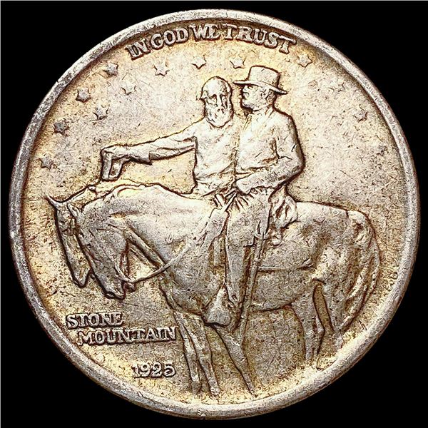 1925 Stone Mountain Half Dollar LIGHTLY CIRCULATED