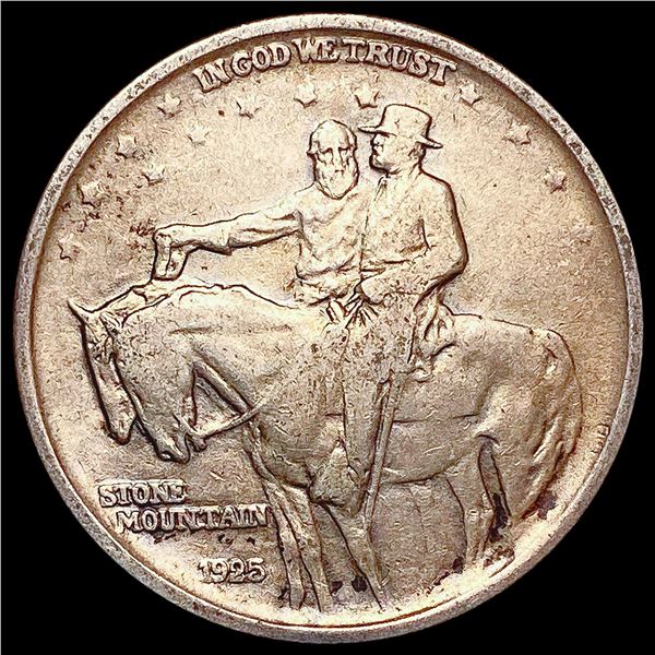 1925 Stone Mountain Half Dollar LIGHTLY CIRCULATED