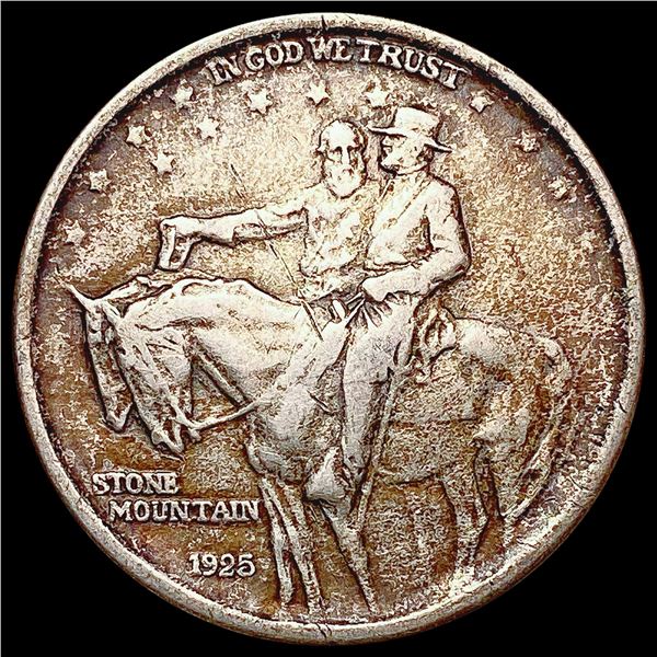 1925 Stone Mountain Half Dollar LIGHTLY CIRCULATED