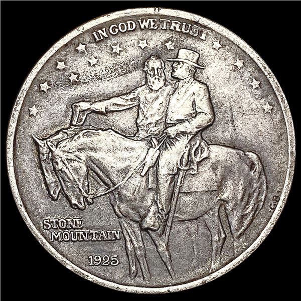 1925 Stone Mountain Half Dollar LIGHTLY CIRCULATED