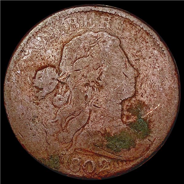 1802 Draped Bust Large Cent NICELY CIRCULATED