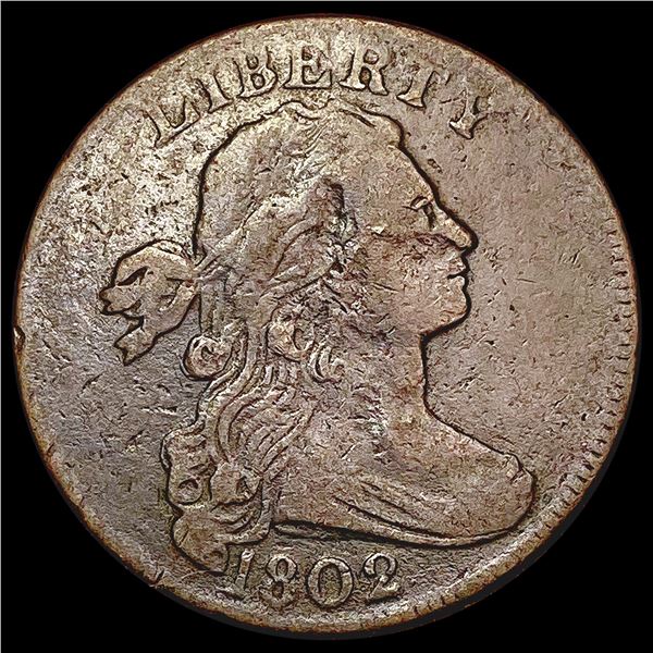 1802 Draped Bust Large Cent NICELY CIRCULATED