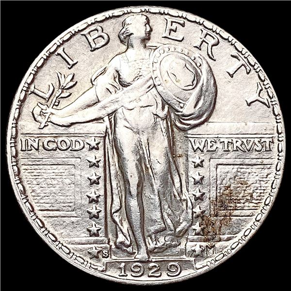 1929-S Standing Liberty Quarter CLOSELY UNCIRCULAT