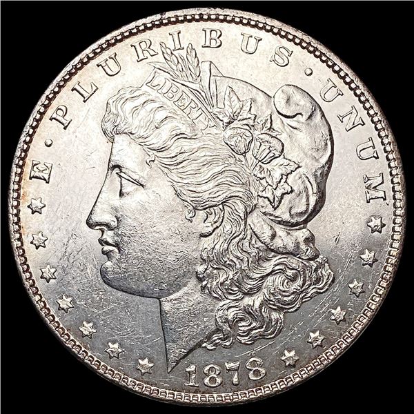 1878 7TF Morgan Silver Dollar NEARLY UNCIRCULATED
