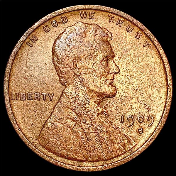 1909-S Wheat Cent CLOSELY UNCIRCULATED