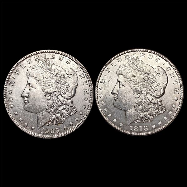 [2] 1878-1903 Morgan Silver Dollar UNCIRCULATED