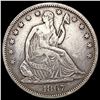 Image 1 : 1867 Seated Liberty Half Dollar NEARLY UNCIRCULATE