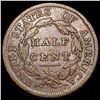 Image 2 : 1809 Classic Head Half Cent NICELY CIRCULATED