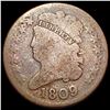 Image 1 : 1809 Classic Head Half Cent NICELY CIRCULATED