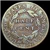 Image 2 : 1828 Classic Head Half Cent NICELY CIRCULATED