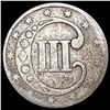 Image 2 : 1853 Silver Three Cent NICELY CIRCULATED