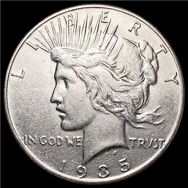 1935 Silver Peace Dollar CLOSELY UNCIRCULATED