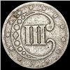 Image 2 : 1852 Silver Three Cent NICELY CIRCULATED