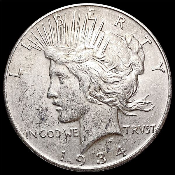 1934-D Silver Peace Dollar CLOSELY UNCIRCULATED