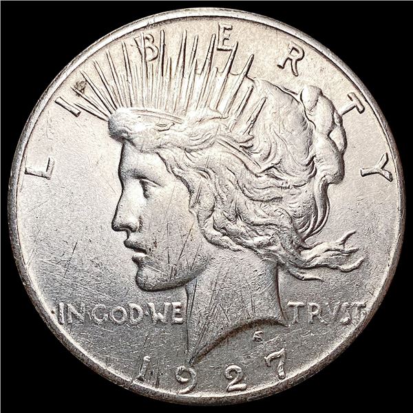 1927 Silver Peace Dollar CLOSELY UNCIRCULATED
