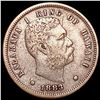 Image 1 : 1883 Kingdom of Hawaii Dime NEARLY UNCIRCULATED
