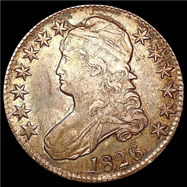 1826 Capped Bust Half Dollar CLOSELY UNCIRCULATED