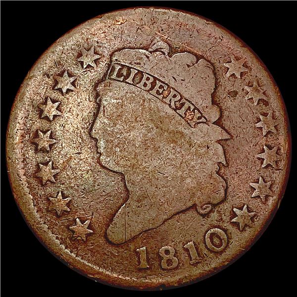 1810 Classic Head Large Cent NICELY CIRCULATED