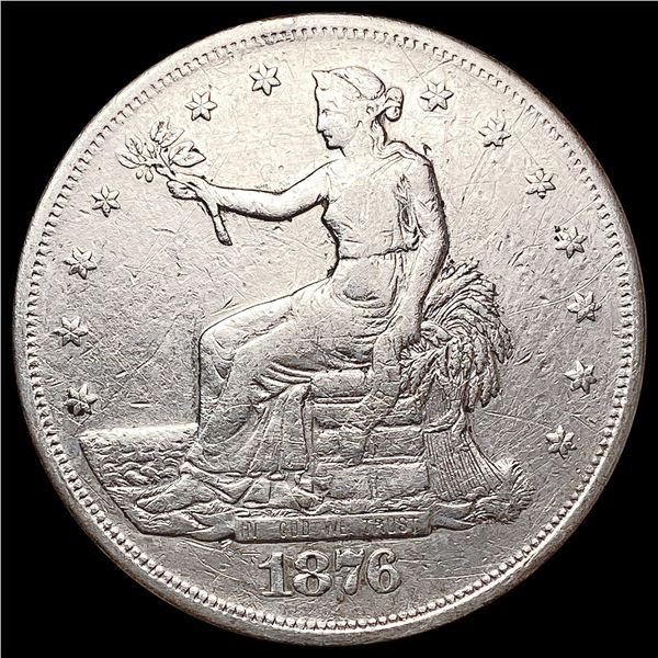 1876-S Silver Trade Dollar LIGHTLY CIRCULATED