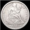Image 1 : 1873 Seated Liberty Dime LIGHTLY CIRCULATED