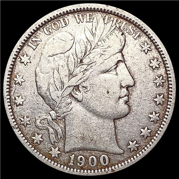 1900-O Barber Half Dollar NEARLY UNCIRCULATED