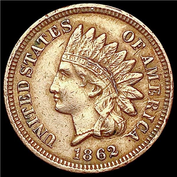 1862 Indian Head Cent CLOSELY UNCIRCULATED
