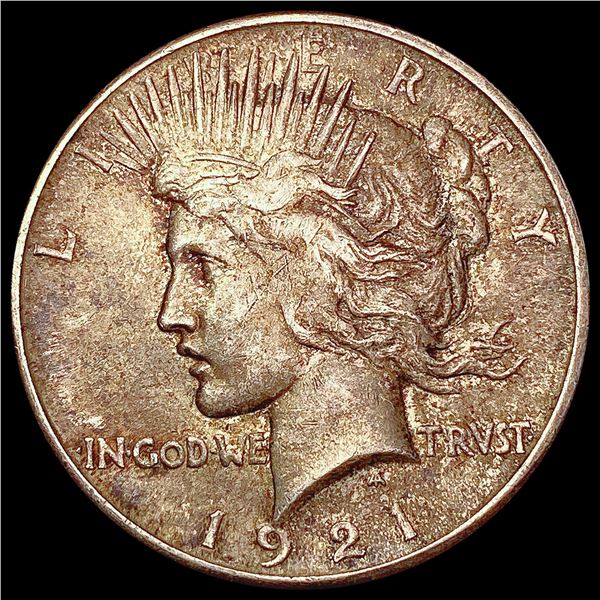 1921 Silver Peace Dollar CLOSELY UNCIRCULATED