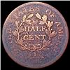 Image 2 : 1806 Draped Bust Half Cent NICELY CIRCULATED