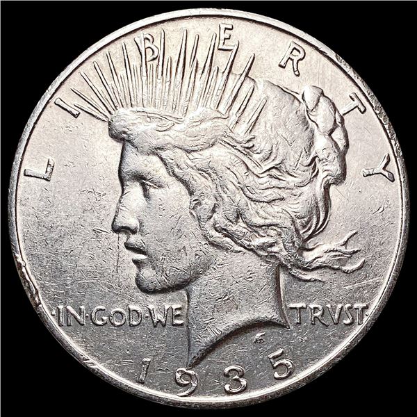1935-S Silver Peace Dollar CLOSELY UNCIRCULATED