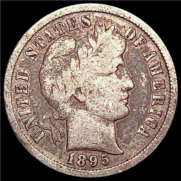 1895-S Barber Dime NICELY CIRCULATED