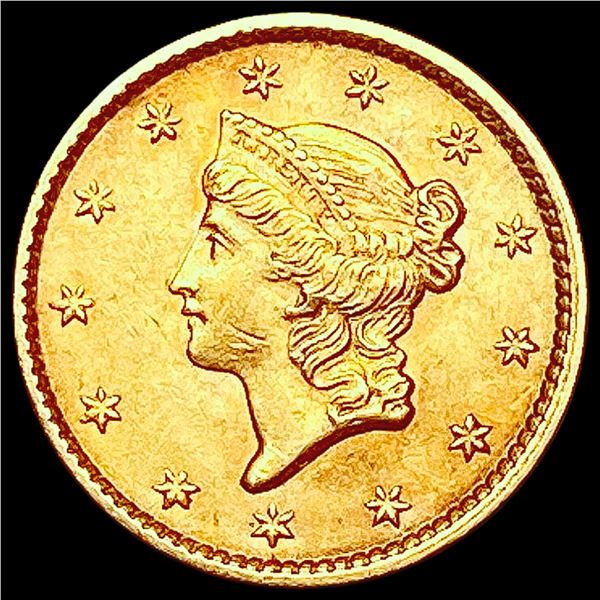 1852 Rare Gold Dollar NEARLY UNCIRCULATED