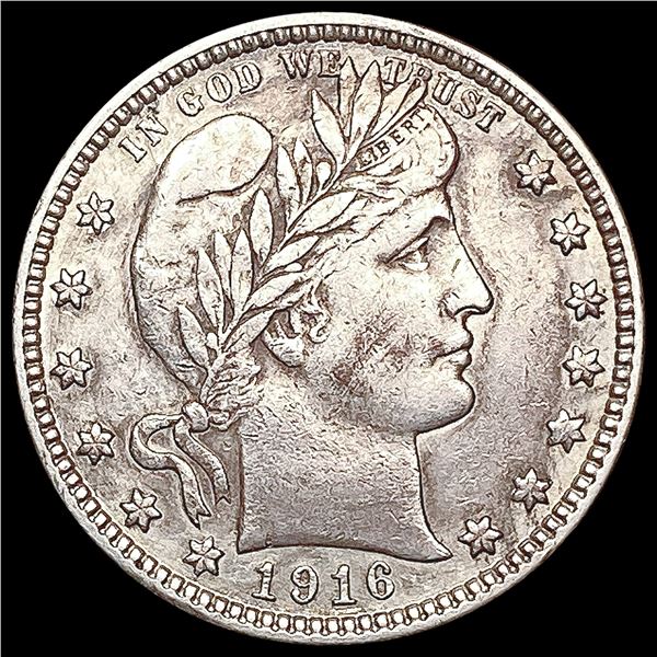 1916-D Barber Quarter CLOSELY UNCIRCULATED