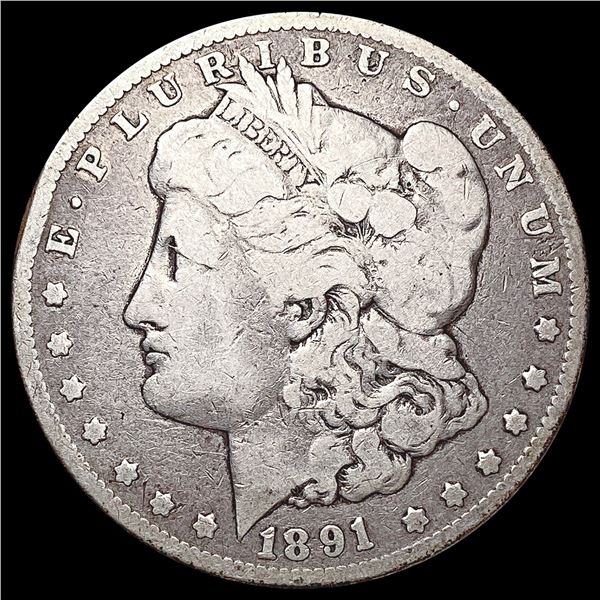 1891-CC Morgan Silver Dollar NICELY CIRCULATED