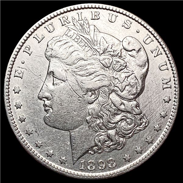 1898-S Morgan Silver Dollar CHOICE AU