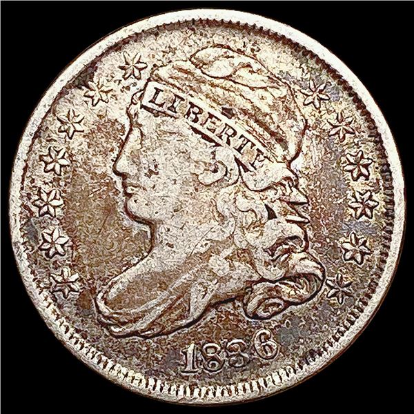1836 Capped Bust Dime LIGHTLY CIRCULATED