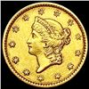 Image 1 : 1851 Rare Gold Dollar NEARLY UNCIRCULATED