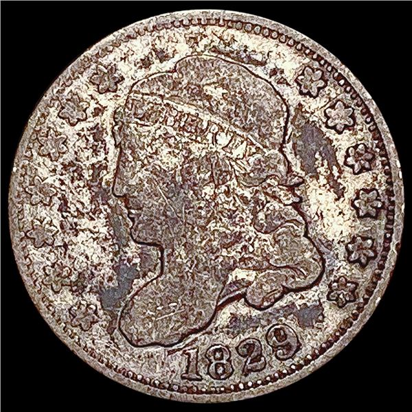 1829 Capped Bust Half Dime NICELY CIRCULATED