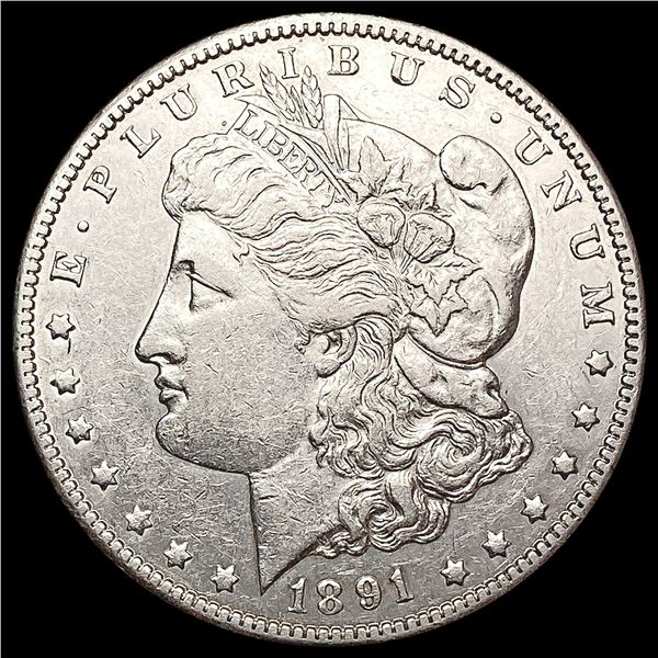 1891-CC Morgan Silver Dollar CLOSELY UNCIRCULATED