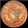 Image 1 : 1841 Braided Hair Large Cent CLOSELY UNCIRCULATED