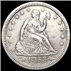 Image 1 : 1853 Arr. Rays Seated Liberty Quarter CLOSELY UNCI